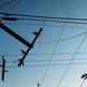 Downed power lines in Naples, Florida.